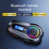 Helmet Intercom Motorcycle Q08 Helmet Earphones Enhanced Sound Effect Digital Display Stereos FM Radio Signal Stability