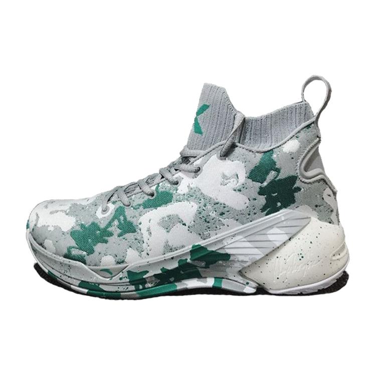 

Anta KT4 Klay Thompson Lightweight, Wear resistant, And Non slip High top Basketball Shoes Men s White Green 11841101-14 39