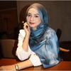 Floral Hijab Scarf Long Headscarf Fashion Islamic Turban  Female