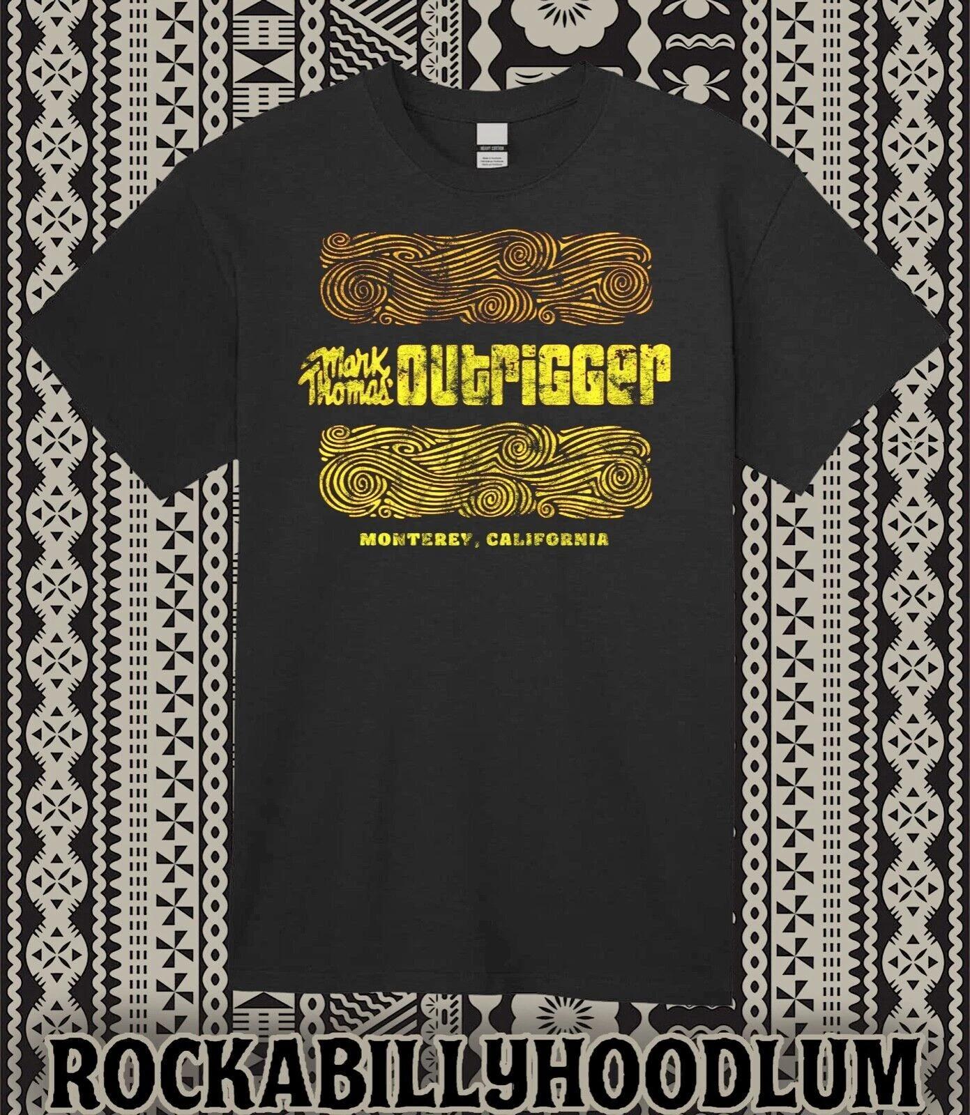 

Retro Tiki Art Tee T Shirt Polynesian Mug Rum Tahitian The Outrigger Monterey CA S