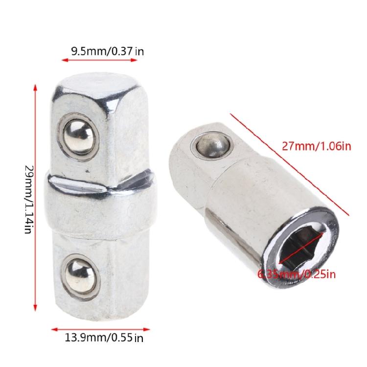 3/8" Socket Adapter Set Great Bearing Capacity Automatic Locking Not Easy To Slip