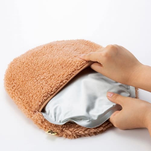 Three Up EWT-2143 Heat Storage Eco Hot Water Bottle, Warm, Brown