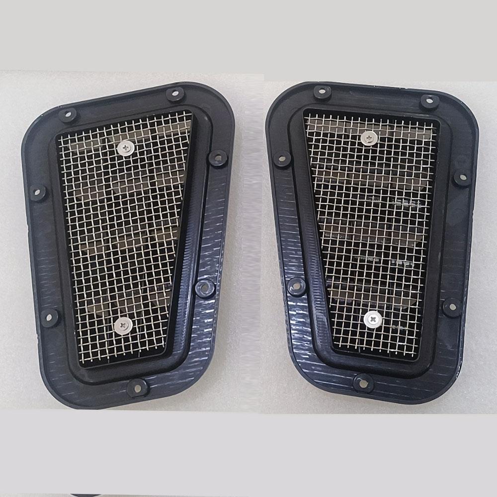 2x Garniture De Couvercle De Ventilation Du Capot Avant Pour Land Rover Defender