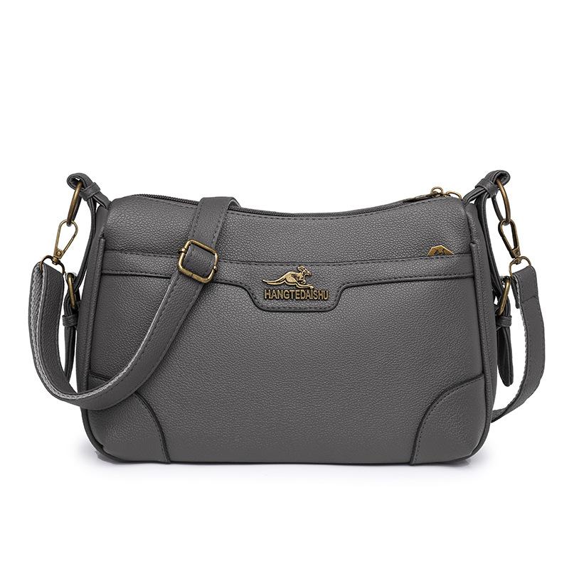 Jednobarevná taška přes rameno Dámská crossbody taška Taška pro středněvěkou matku