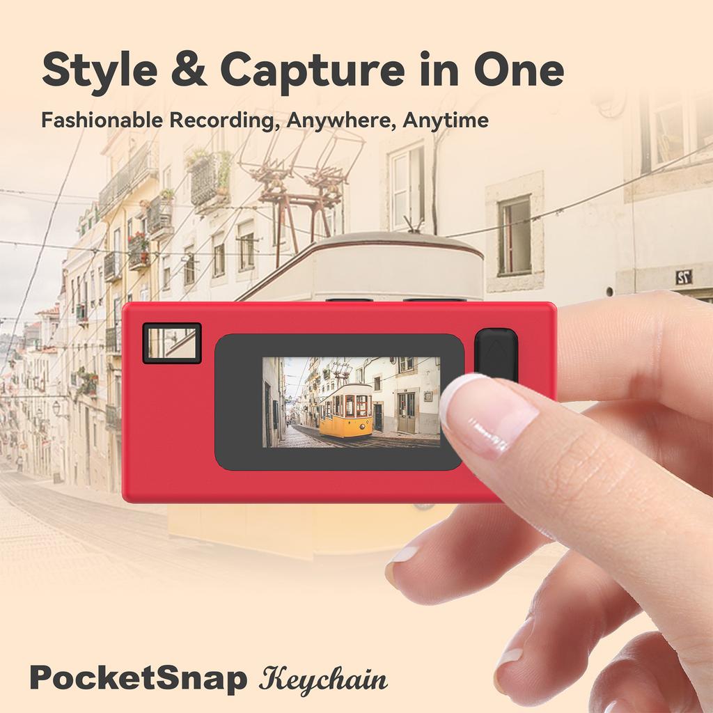 Retro Mini Digital Camera Support Memory Card (Not Included) 1080P Small Camcorder Video Recorder for Travel Kids Gifts