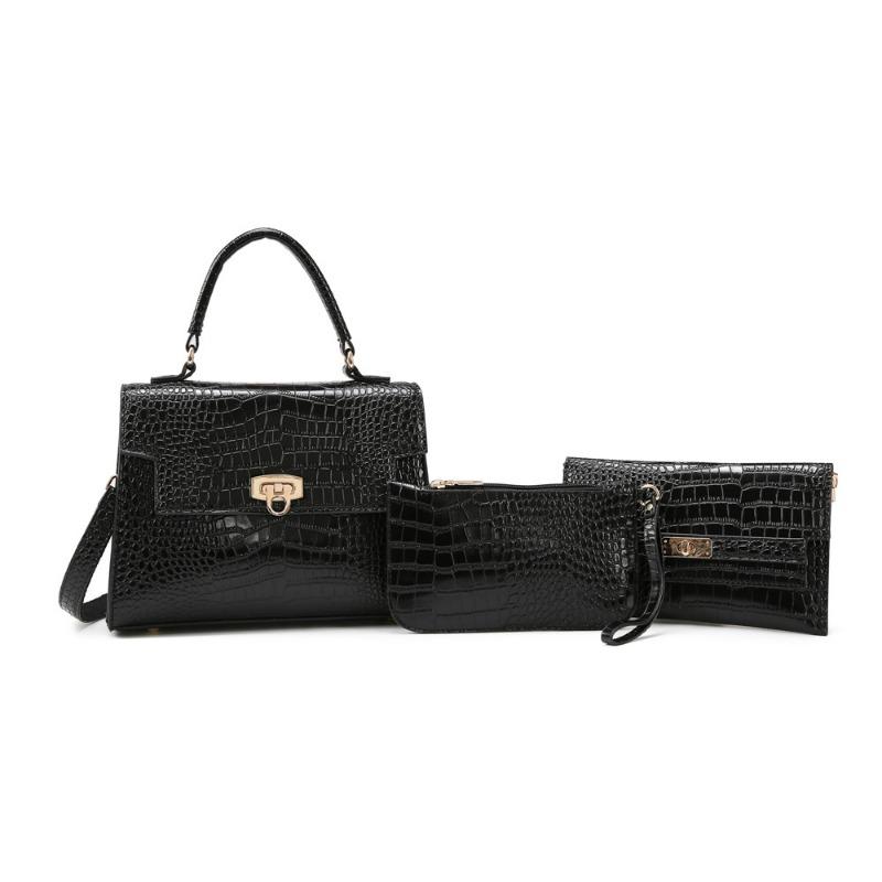 Women's bag new retro mother and child bag shoulder messenger bag women's handbag multi-piece set