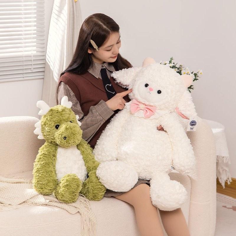 Cartoon Sheep Dragon Dog Plush Toy Dolls Room Decoration Children Gift Festivals