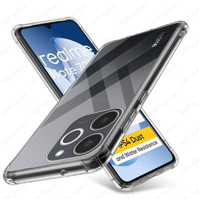 Für Realme Note 70T Hülle Anti-Gelb Transparent Weiche Rückseite Stoßfeste Abdeckung RealmeNote70T Realmy Note70T 4G Klar Hülle Bumper