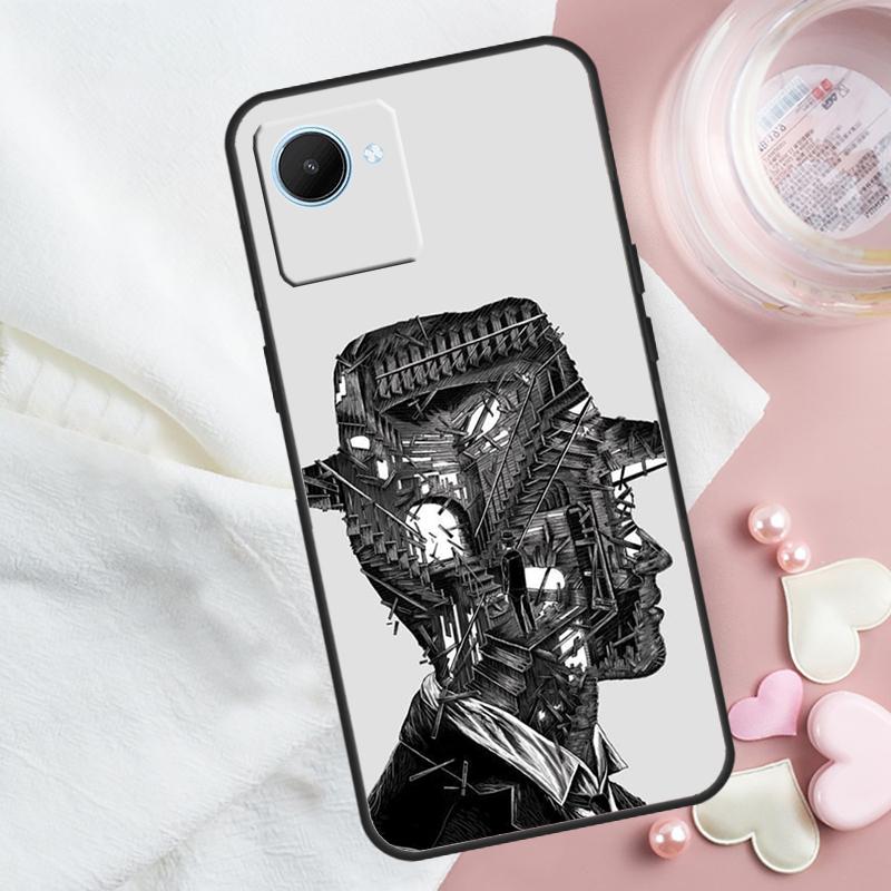 

Escher Staircases For Realme 14 10 11 12 13 Pro Plus GT 6 5 6T GT7 Pro C61 C55 C53 C51 C21Y C25S C75 C67 Case Realme 12 Pro Plus