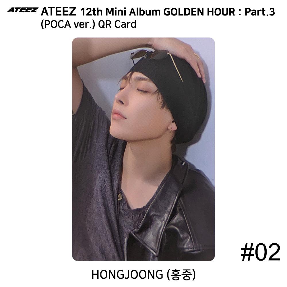 ATEEZ 12th Mini Golden Hour Part.3 POCA Ver. Official Photocard QR Image Card