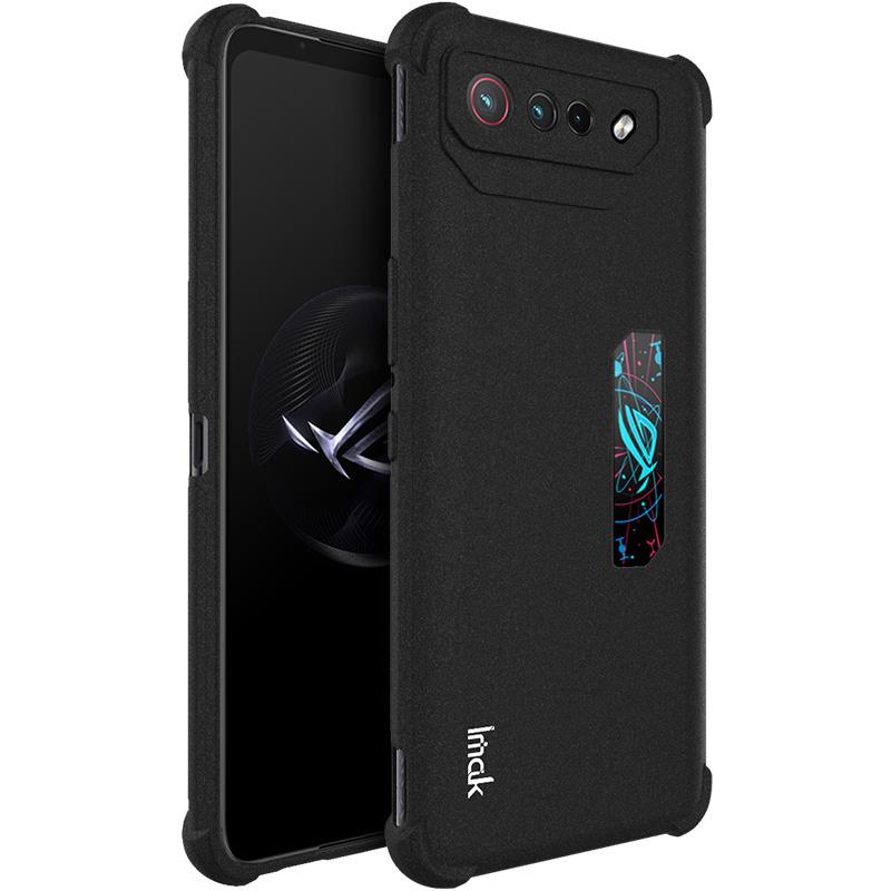 

IMAK TPU Phone Case for Asus ROG Phone 7 Pro/Phone 7 Ultimate 5G,Matte Finish Coating Back Protective Cover Black