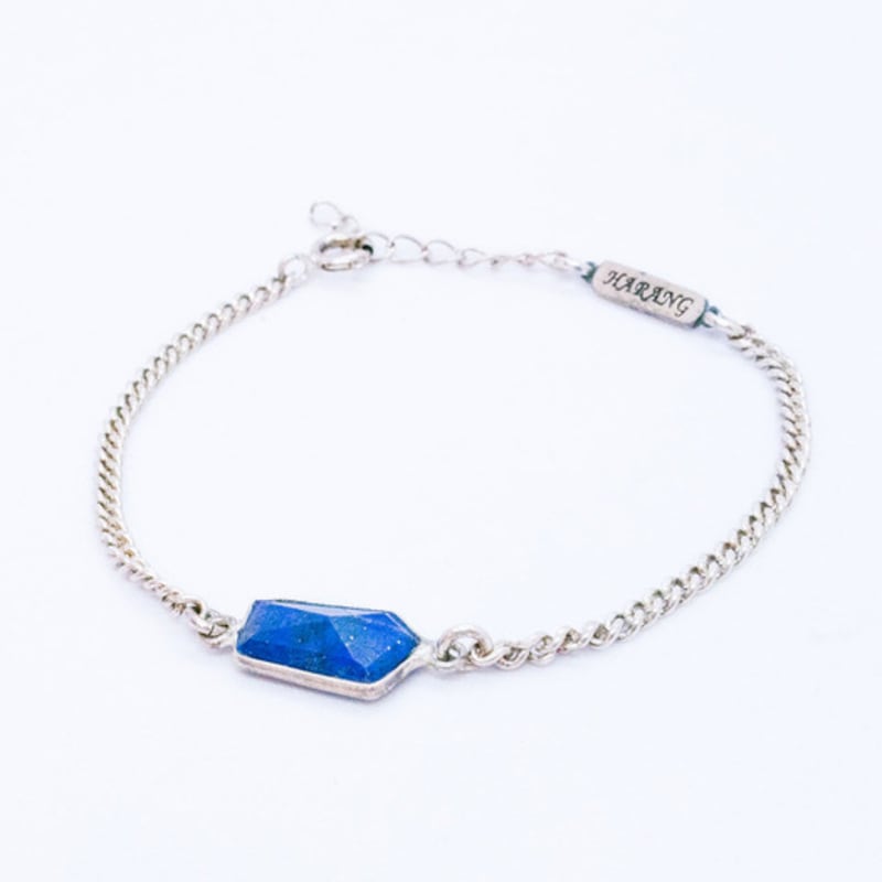 HARANG HR 331B_Fünfeckiger Schliff Lapis Lazuli Armband