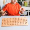 Tabellone Master Bingo in Legno Professionale Portatile Robusto Pieghevole Premium con Supporto per Gioco di Famiglia