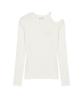 Nigaennikol Cut Out Butterfly Knit_Cream