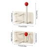 Multifunctional Hair Dryer Storage Rack Self Adhesive Hair Dryer Bracket  for Living Room