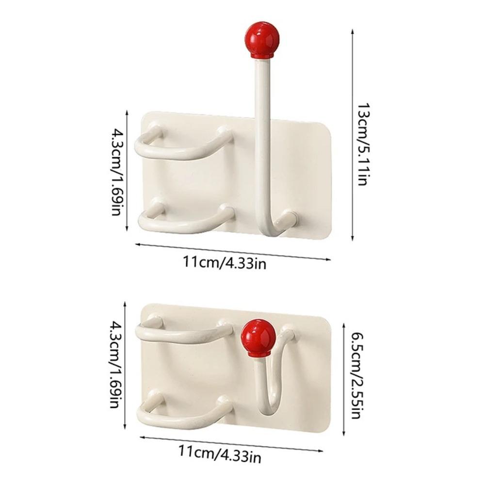 Multifunctional Hair Dryer Storage Rack Self Adhesive Hair Dryer Bracket  for Living Room