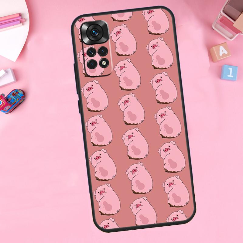 Cute PINK Kawai Pig For Xiaomi Redmi Note 14 13 10 11 12 15 Pro Plus Phone Case For Redmi 15C 13C 12C 10C 14C 15