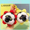 Charming Plush White Faced Monkey Keyring Fun Novelty Cartoon Animal Keychain