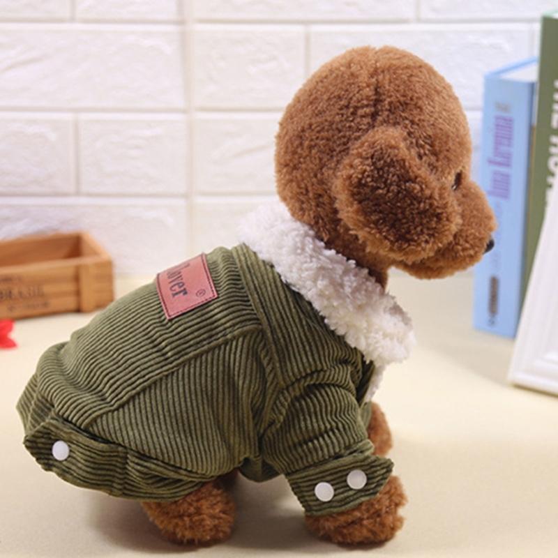 Winter Warm Dog Clothes Cold Weather Dogs Thicken Liners Coat Outdoor Clothing
