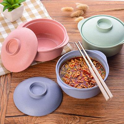 Instant Noodle Bowls With Lids Soup  Rice Bowls  Students Food Container