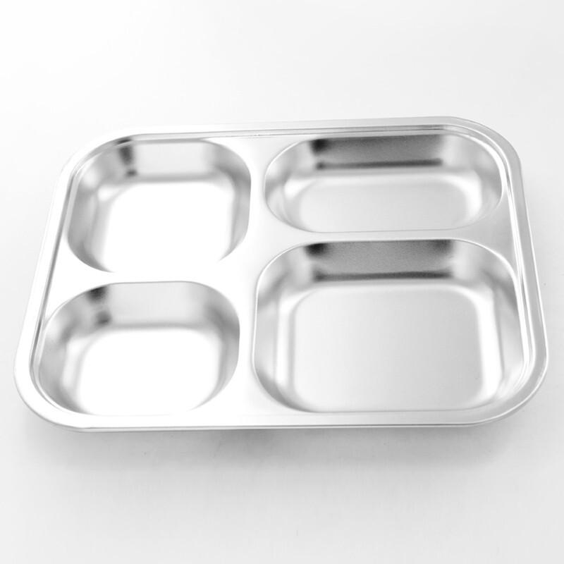 Stainless Steel Divided Meal Trays