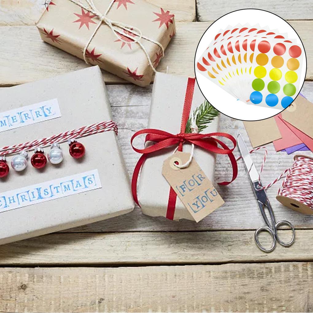 Dots Marker Portable Paste Lightweight Self-adhesive Dot Sticker Round Circles Waterproof Sealing Stickers for Children