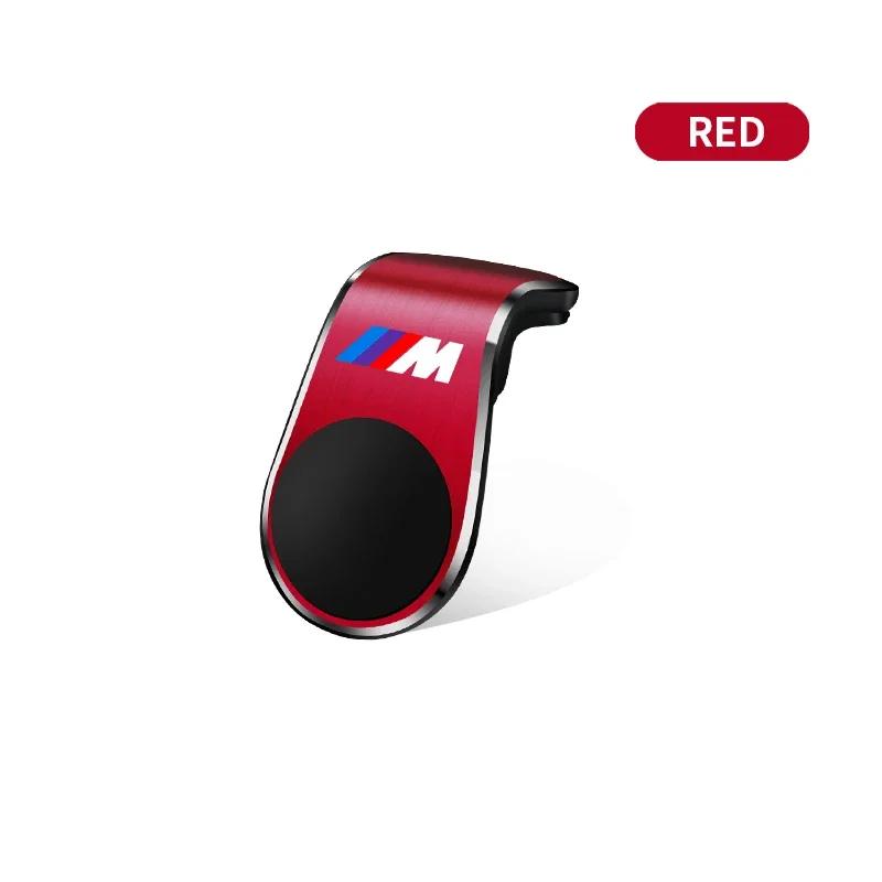 Car Magnetic L-shaped Car Dedicated GPS Phone Holder Emblem For BMW Performance F30 F10 E90 E46 X6 E60 E70 E36 X3 X5 X7 X2 E91