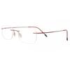 Rimless Rectangle Red Smartbuy Collection Bethanana Ttgv01 009 Fashion Unisex Eyeglasses