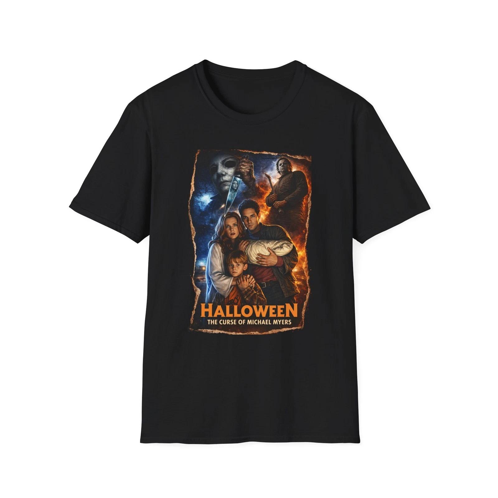 Halloween 6 movie poster T-Shirt | The Curse of Michael Myers XXL