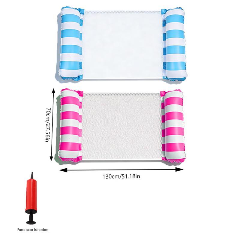 Foldable Inflatable Pool Float Set with Pump