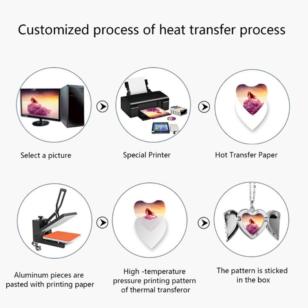 Blank Badge Pin Single Sided Printing Pendant Brooch Alloy Material Heat Transfer Blank Brooch for DIY Personalization