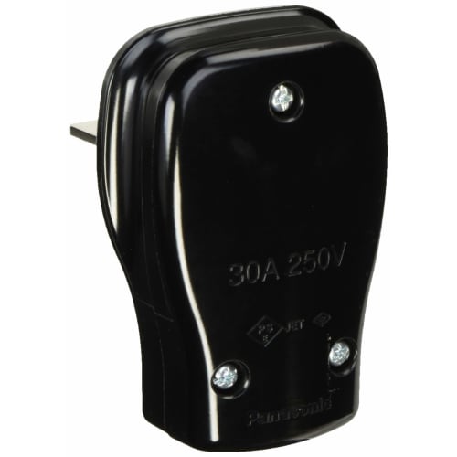 Panasonic Ground 2P30A Horizontal Cap 250V Black WF56301B