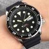 41mm Tandorio NH36A 20ATM Auto SKX Men Black Diver Watch Sapphire Glass 120 Clicks Ceramic Bezel Date Luminous Rotating Bezel