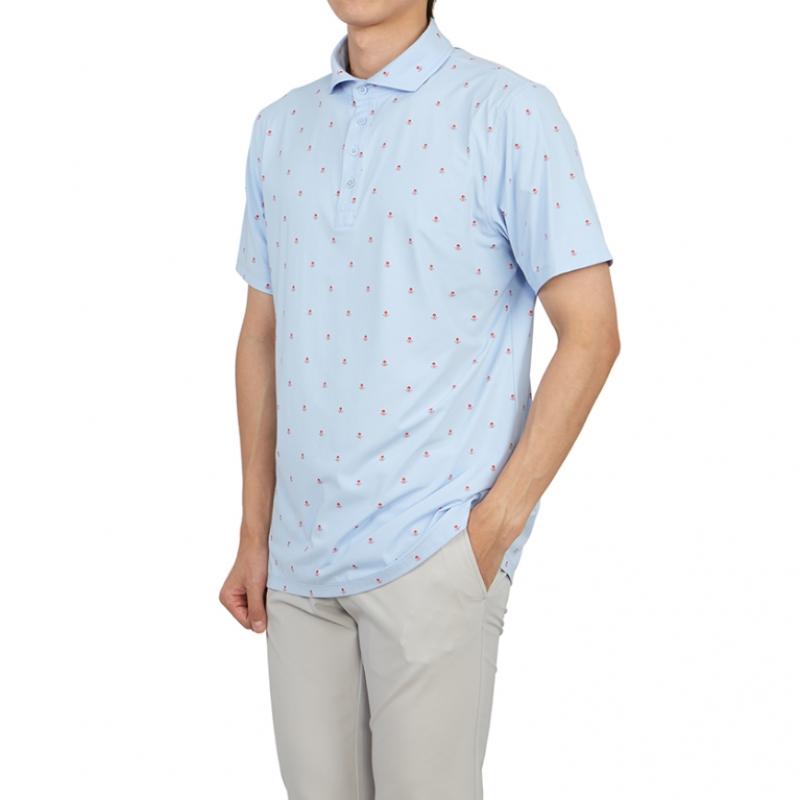 Galleria G Fore Golf Wear Men S Collar ShorT Sleeve T ShirT G4mS23k361a Sky