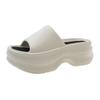 Summer new women's slippers summer one-word non-slip two-color thick-bottomed fashion women's beach slippers versatile
