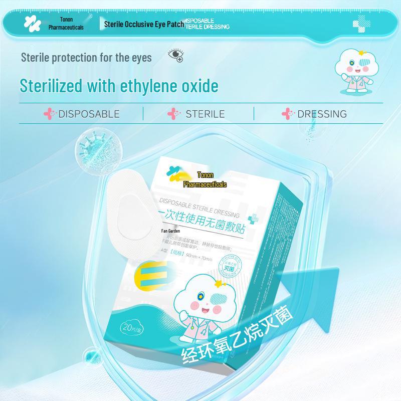 Tuoneng Medical Sterile Breathable Eye Patch for Post-Surgery Recovery