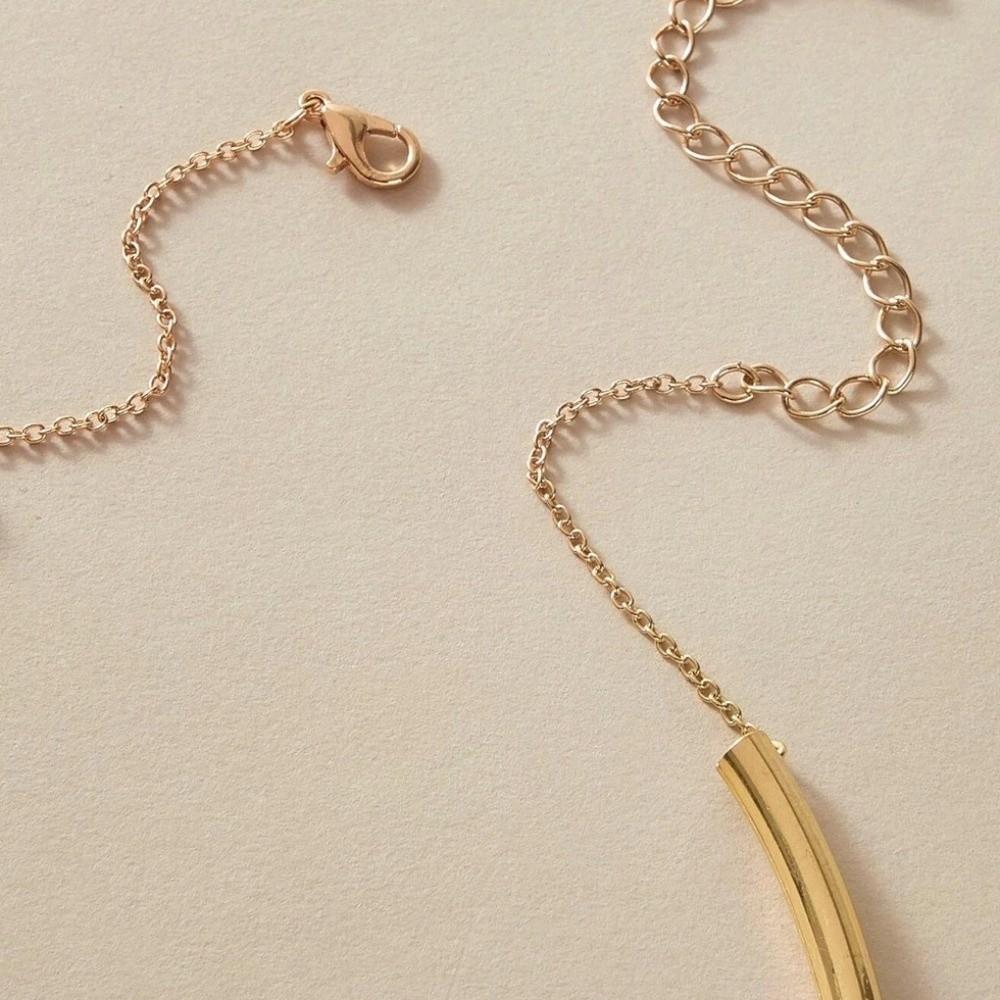 Silver Round Collar Neck Ring Metal Neck Ring Necklace Fashion Round Necklace For Women Men