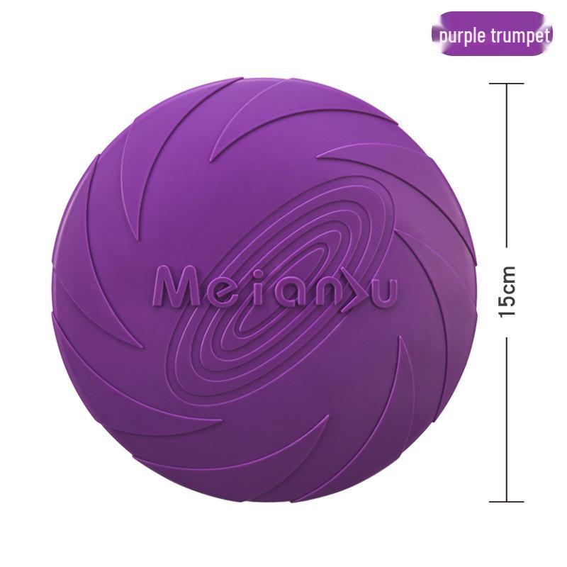 

Meianju Soft Rubber Bite-Resistant Dog Frisbee Toy