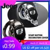 Dla Samochodu Jeep Akcesoria do Stylizacji Osłona Ochronna Naklejka na Przycisk Start Stop Silnika Dla Jeep Renegade Wrangler Compass Cheroke