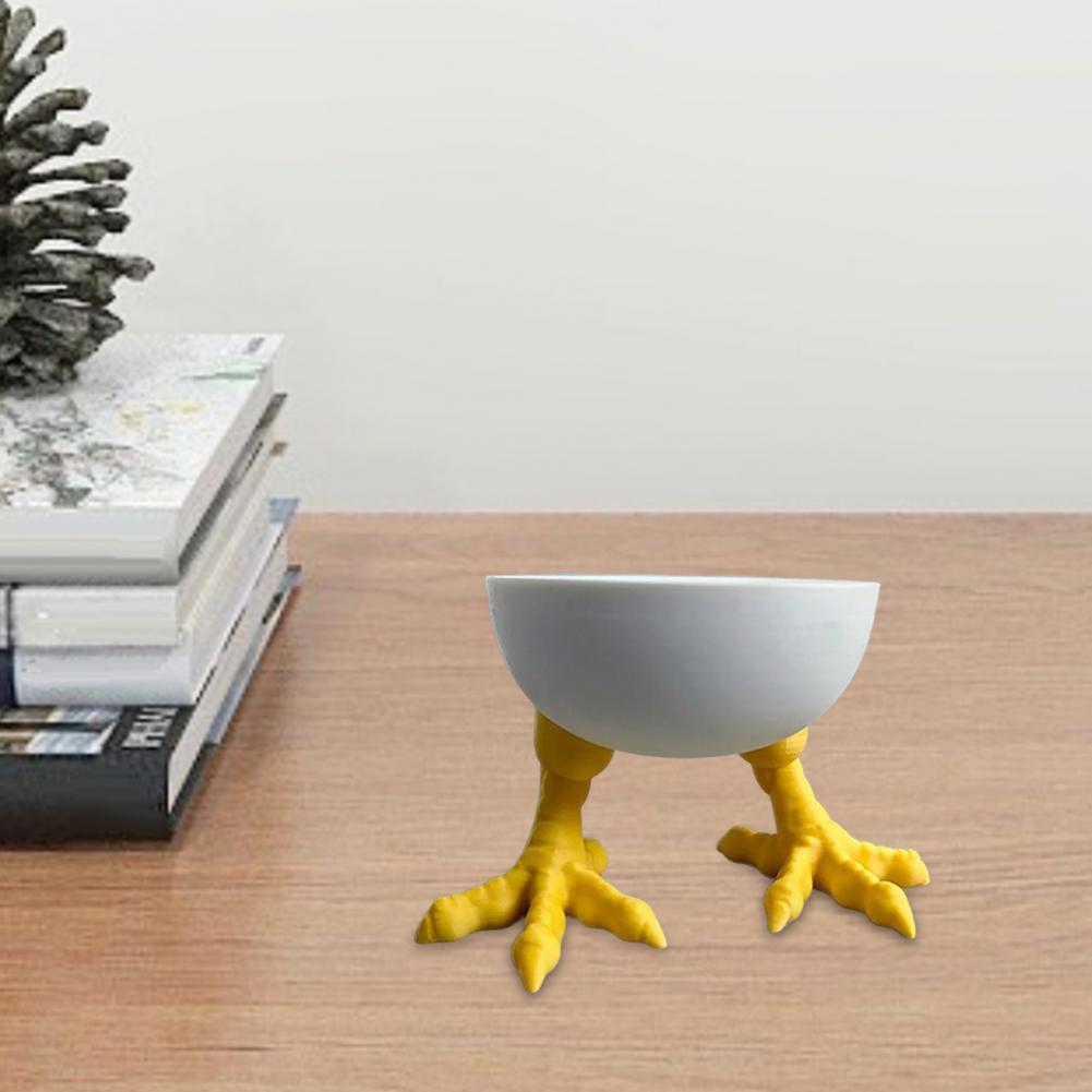 Pla Chicken Claw Holder Chicken Claw Porcelains Holder 3d Printed Chicken Claw Holder White Chick Feet for Home for Bookshelf