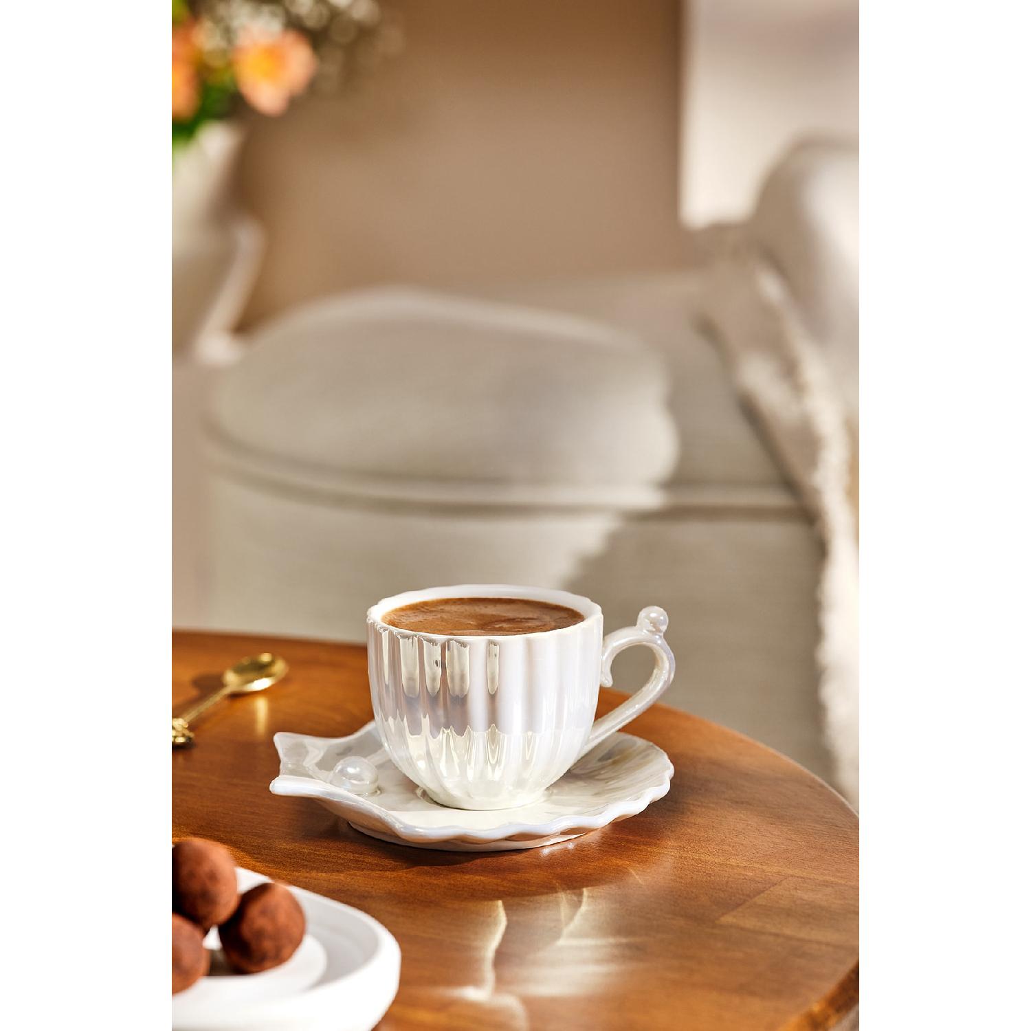 

Набор фарфоровых кофейных чашек Oyster на 2 персоны, белый, 90 мл розовый