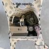 2025 Nordic Polka Dot Canvas Tote Bag - Japanese & Korean Style for College Students