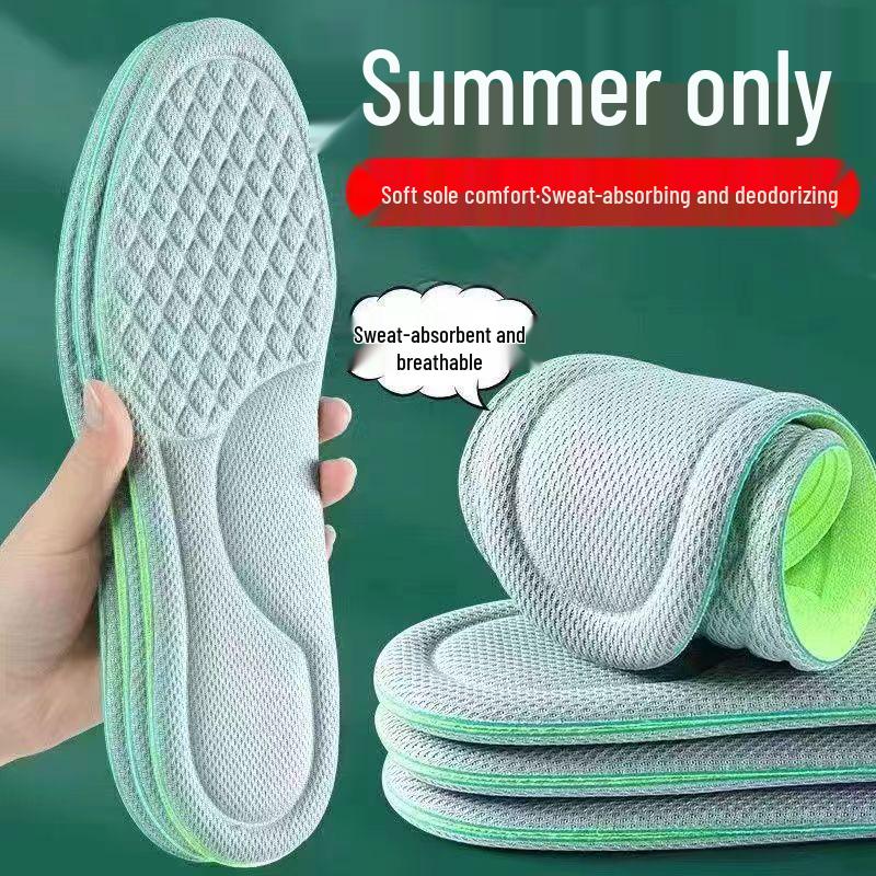 Semelles Désodorisantes d'Armoise: Anti-Pression, Absorption des Chocs, Respirant, Absorbant la Sueur, Prévient les Douleurs aux Pieds; Idéal pour la station debout prolongée, Hommes & Femmes.