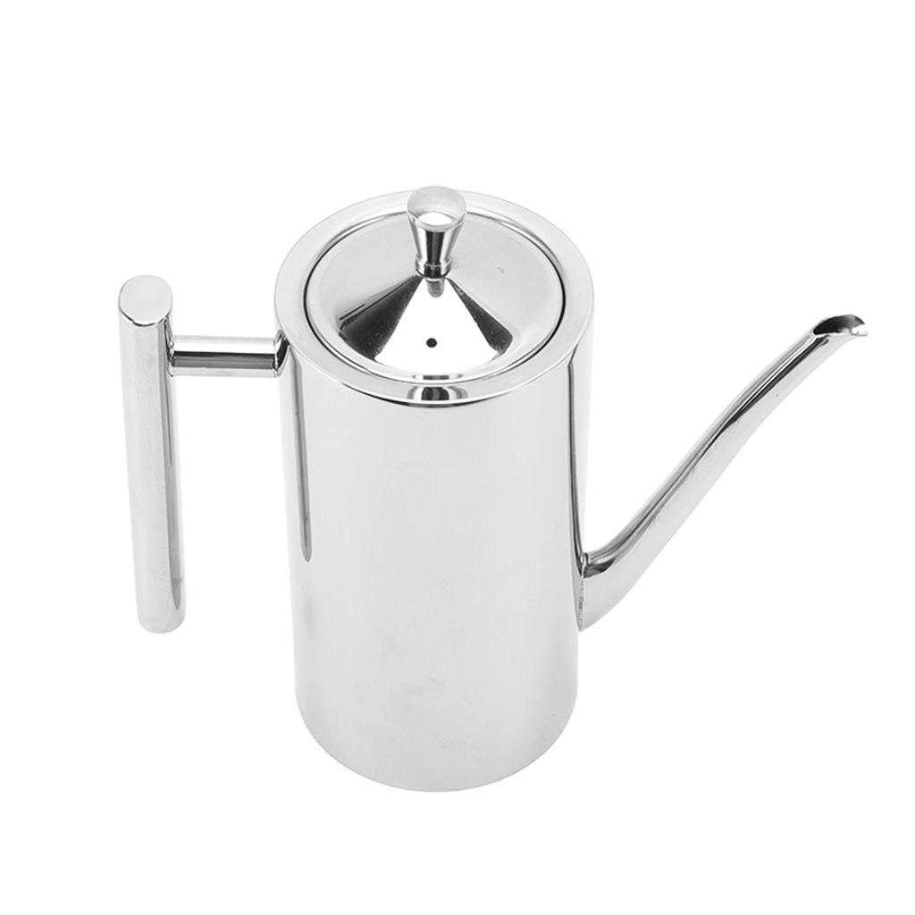 304 Stainless Steel Oil Container Oil Dispenser Bottle Leakproof Vinegar Condiment Bottle with Lid