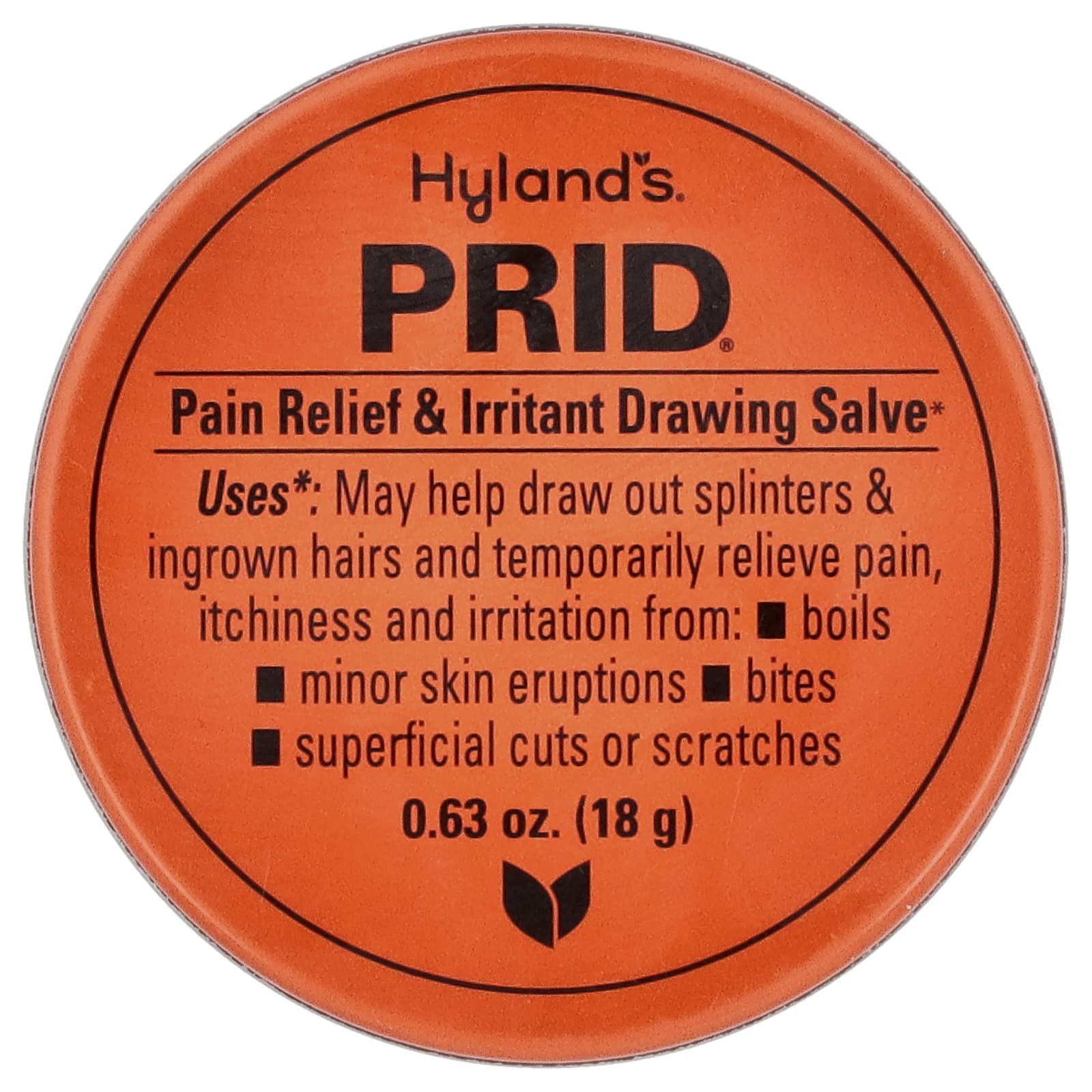 

Hyland S Naturals, Prid®, Pain Relief & Irritation Relief Ointment, 18G (0.63Oz)