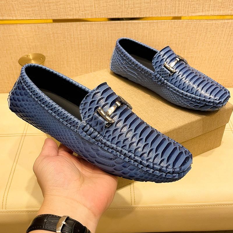 Fashion Leather Men's Casual Shoes Luxury Brand Mens Loafers Slip On Driving Shoes All-match Men Flats Fashion Men Designer Dress Shoes