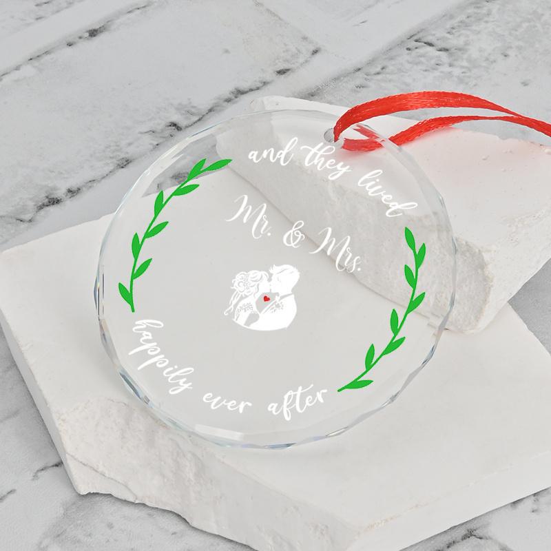 1 Stück/2 Stück Hochzeitsgeschenke für Paare Frischvermählte Glas, Verheirateter Schmuck Herr und Frau Geschenk für frisch verheiratete Paare, Brautpartygeschenke für die Braut