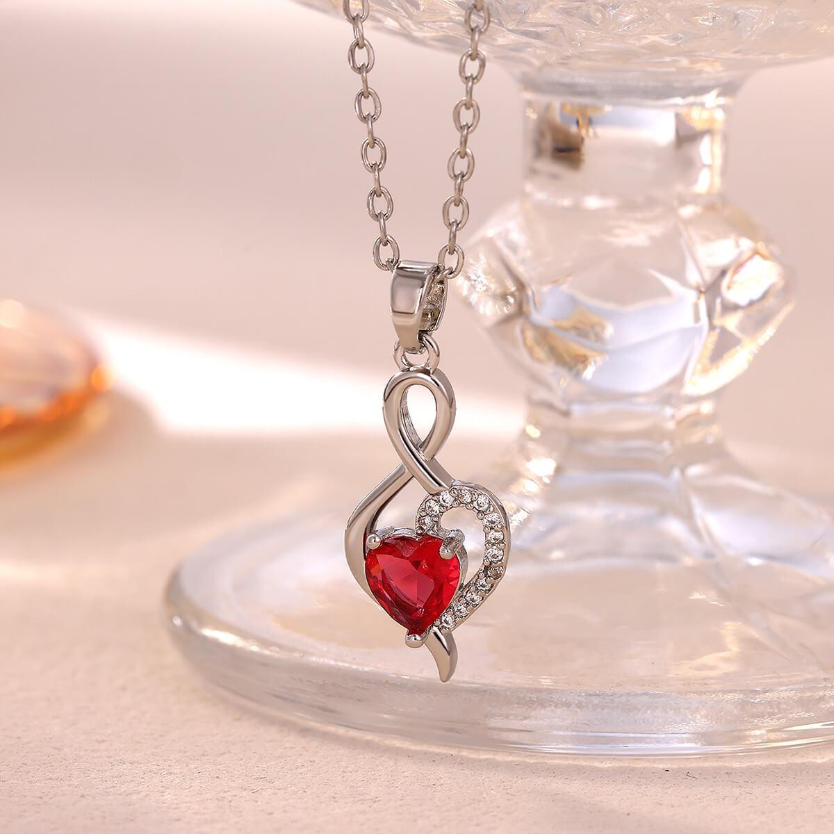 

Gold Color Mom Necklace Colorful Butterfly Women Charm Red CZ Heart Musical Note Pendant Dainty Jewelry For Mather Birthday Gift