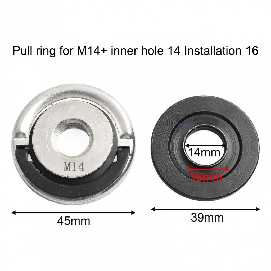 Precision Machined For M14 Flange Nut with Quick Release Grinding Plate