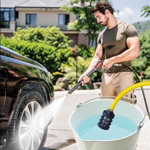 DERASL Self-Priming Hose, Compatible with Kärcher Pressure Washers, Water Hose (10M)